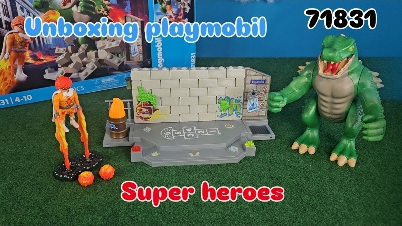 💥 ¡Batalla épica! Unboxing Playmobil 71831 Superhéroes con dragón 🐲