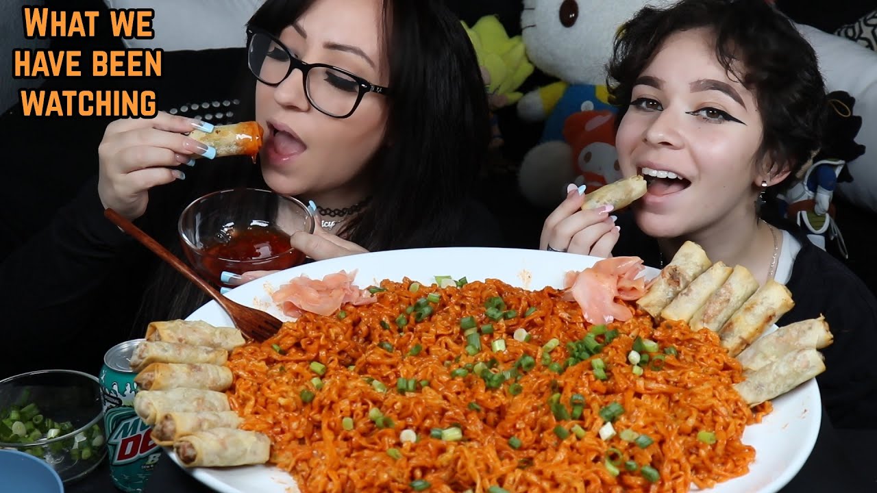 CARBO RAMEN MUKBANG | EATING SHOW