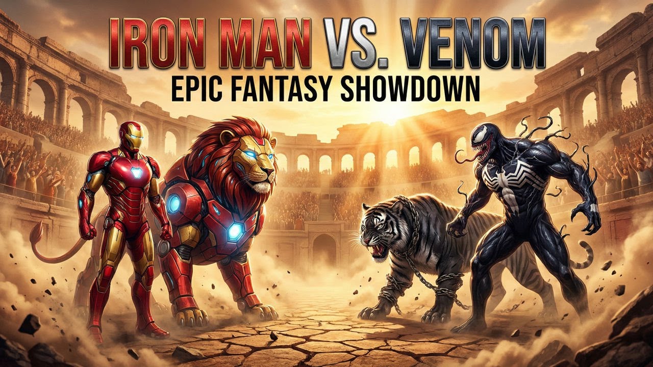 Venom Tiger vs Iron Man Lion | Ultimate Beast Battle