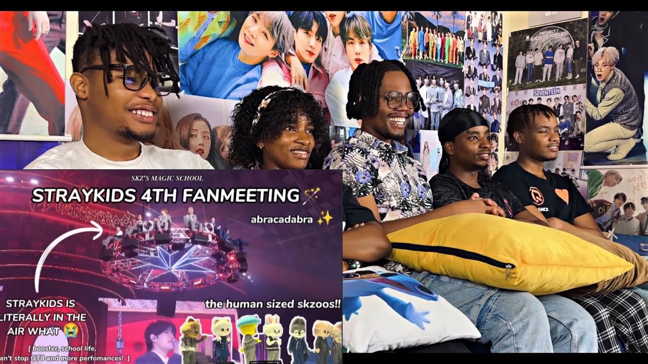 a summary of the straykids 4th fanmeeting 'SKZ'S Magic School' (REACTION)