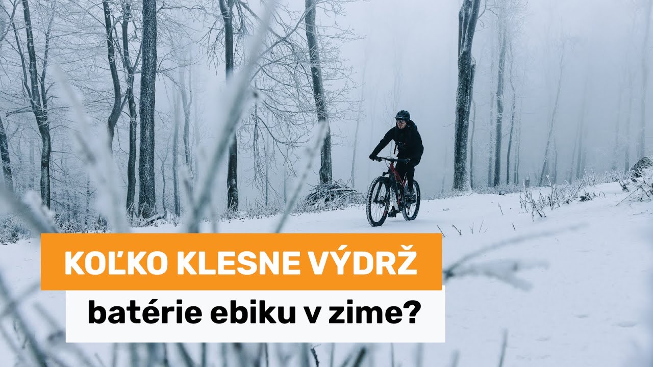 Koľko klesne výdrž batérie ebiku v zime?