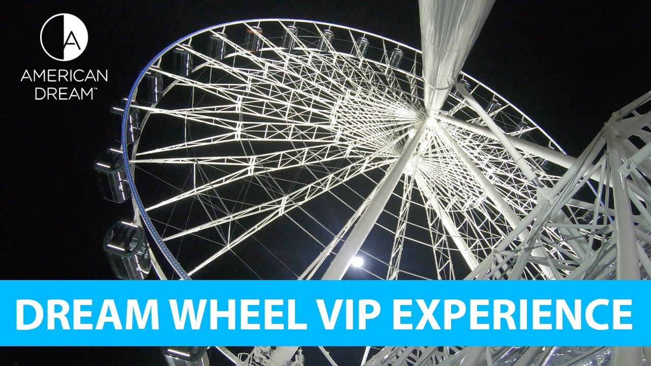 Riding DreamWheel at Night - The Ultimate VIP Experience at American Dream!