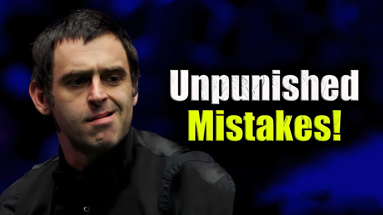 Ronnie O'Sullivan Was Lucky That His Opponent Didn't Punish Him For His Mistakes!