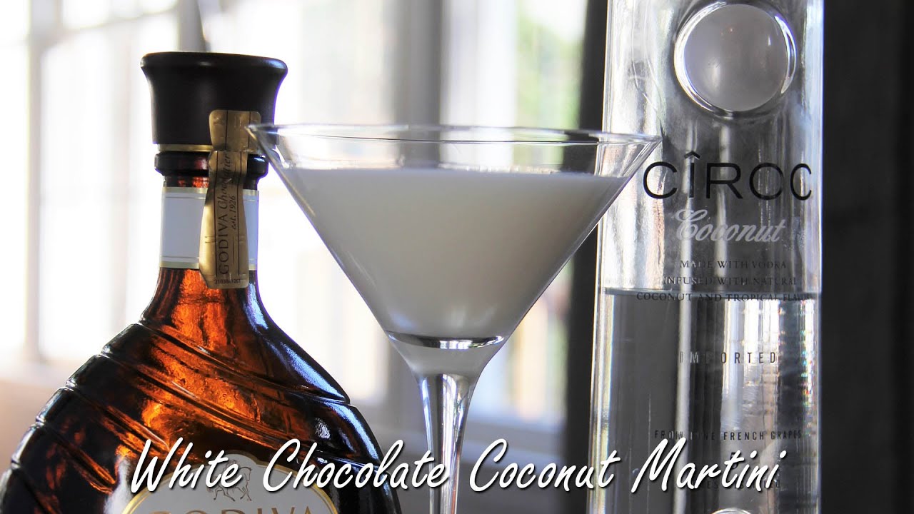 White Chocolate Coconut Martini