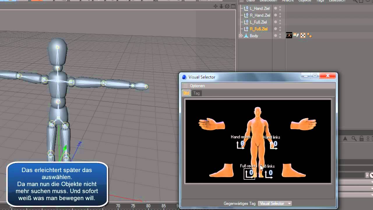 Tutorial: Cinema4D - IK-Kette