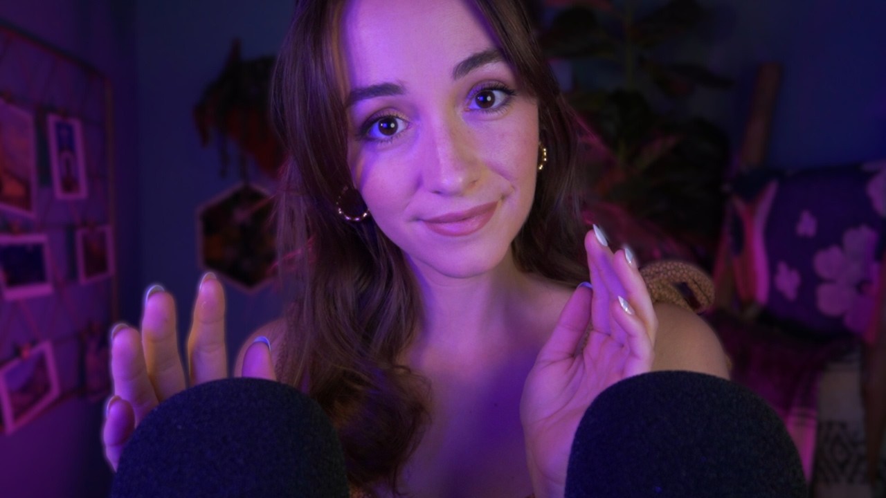 Dark, Relaxing Background ASMR 💜 to sleep, relax, work, read, tingle