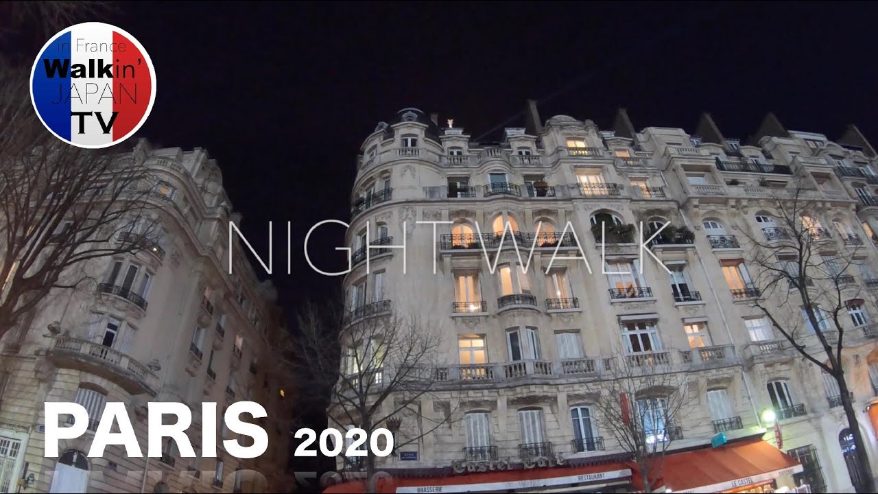 NIGHT WALK in PARIS 2020 Jan./Around the Tower Eiffel