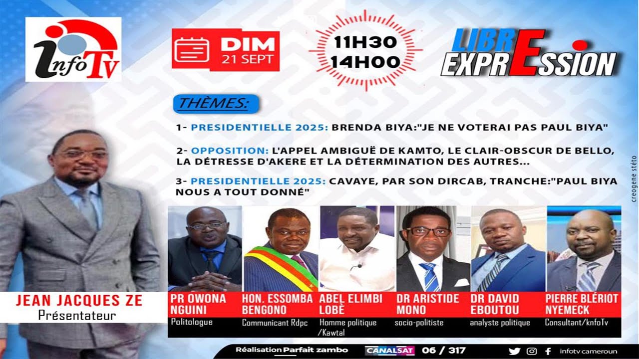 LIBRE EXPRESSION DU 21 SEPTEMBRE 2025