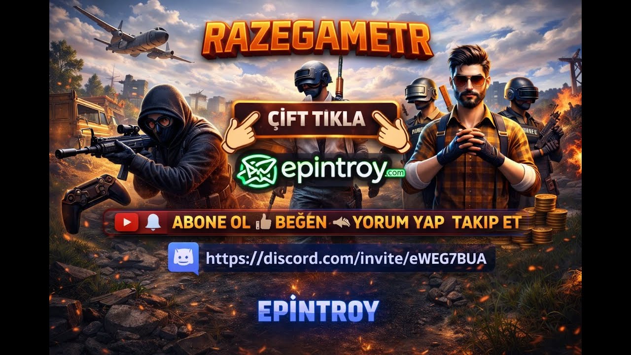 UC ÖDÜLLÜ ODALAR WOW ODALAR BÜYÜK ÇEKİLİŞ #razegametr #keşfet  #canlıyayın #pubgmobile #EpinTroy