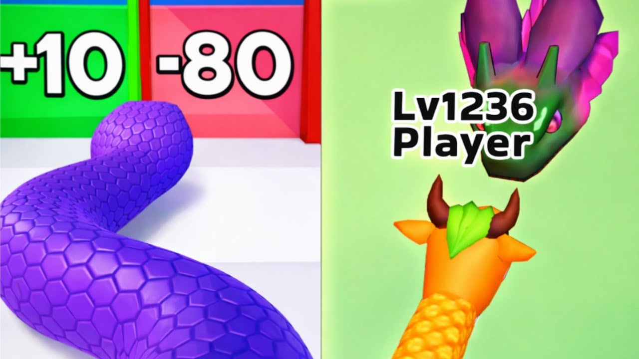 Snake Run Race vs Snake Clash – Ultimate Snake Battle Gameplay! 🐍🔥