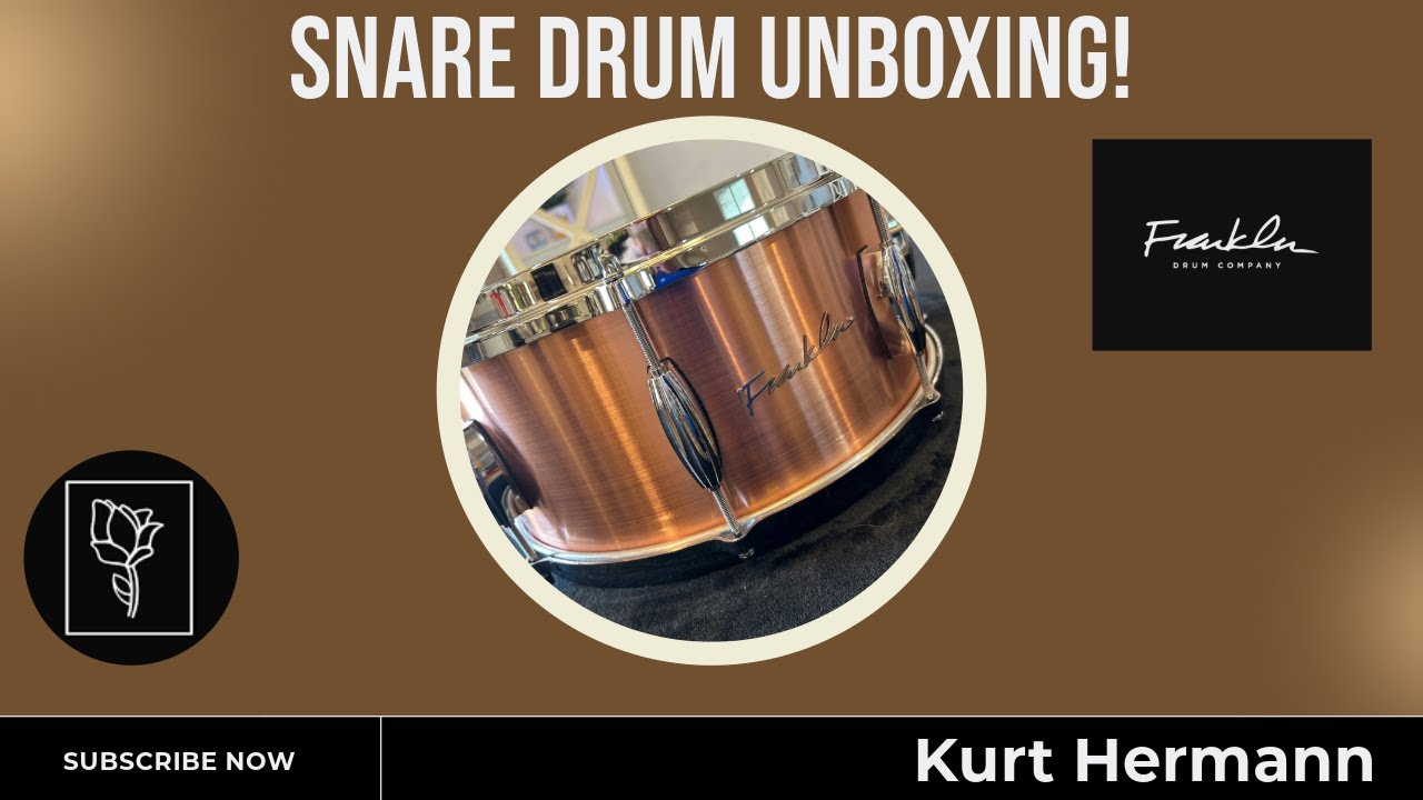 Unboxing My Franklin Drum Company Snare Drum | Kurt Hermann