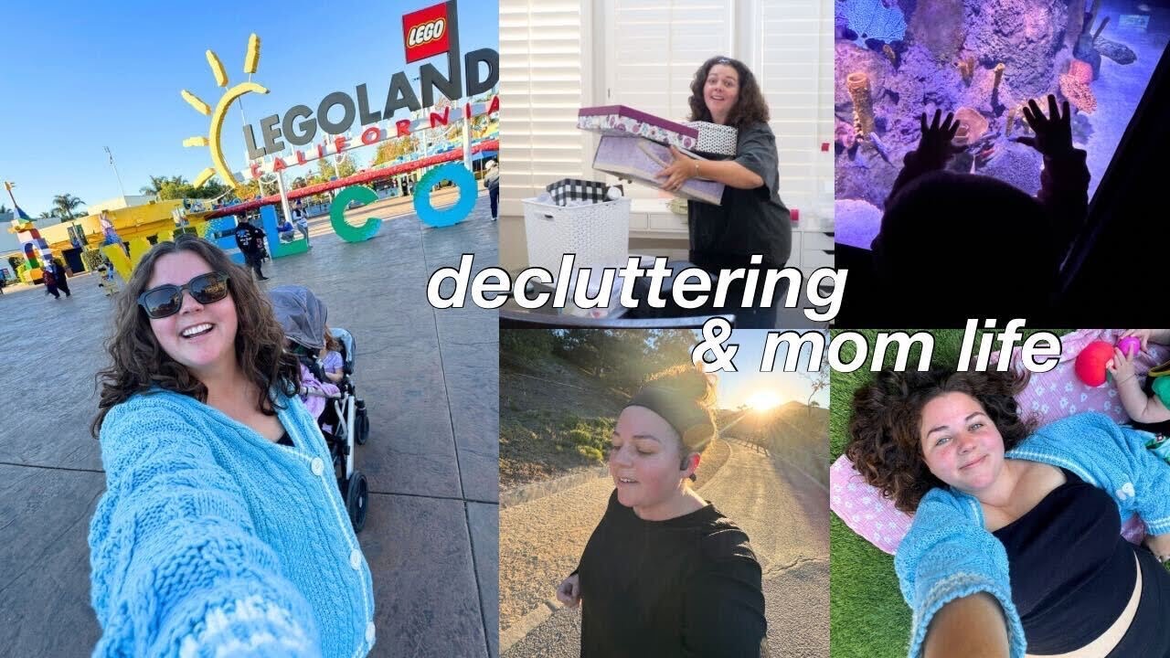 declutter with me + a day in my life as a mom
