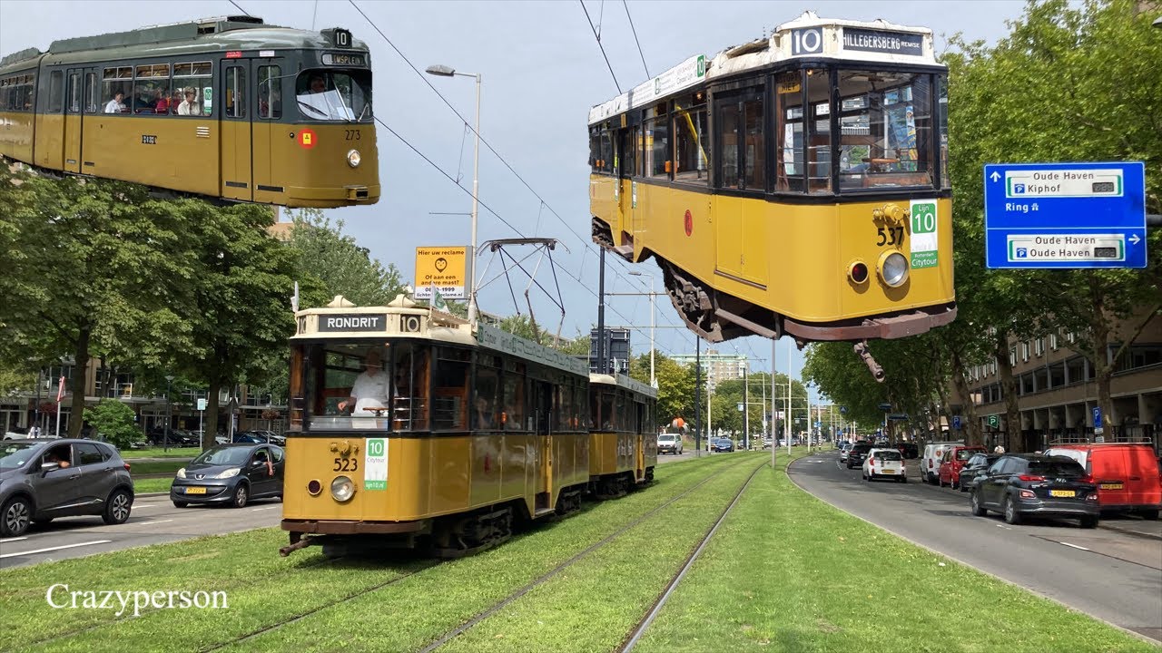 Oude Trams in Rotterdam (Zomer 2025) | Stichting RoMeO