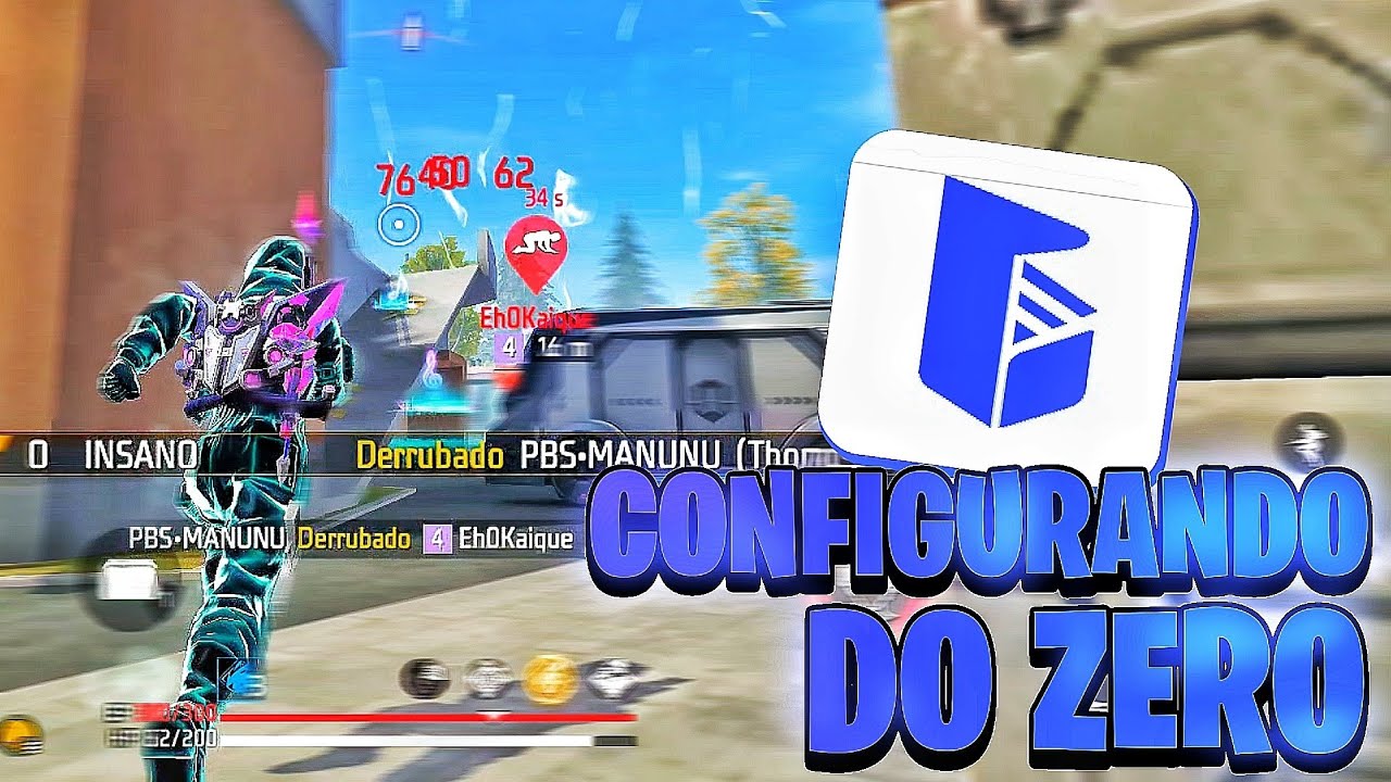 COMO CONFIGURAR O GG MOUSE PRO DO ZERO! + GAMEPLAY TESTE!! Teclado e mouse no celular