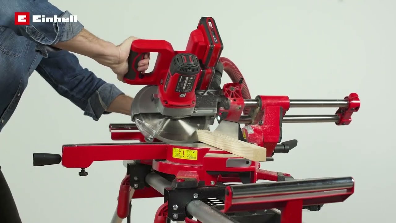 Einhell TE-SM 36/210 Li-Solo Twin 18v Power X-Change Cordless Sliding Mitre Saw