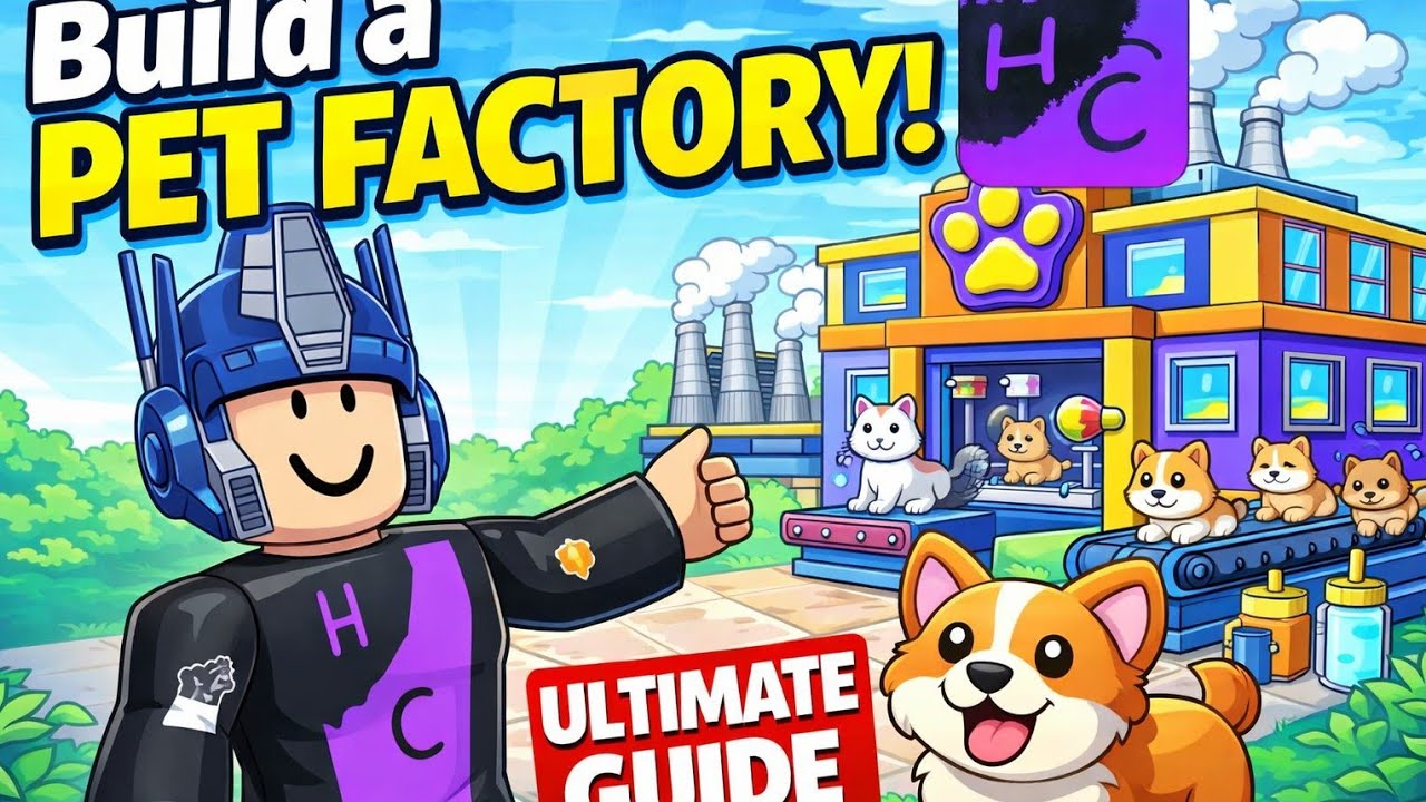 Build a pet factory roblox guide !