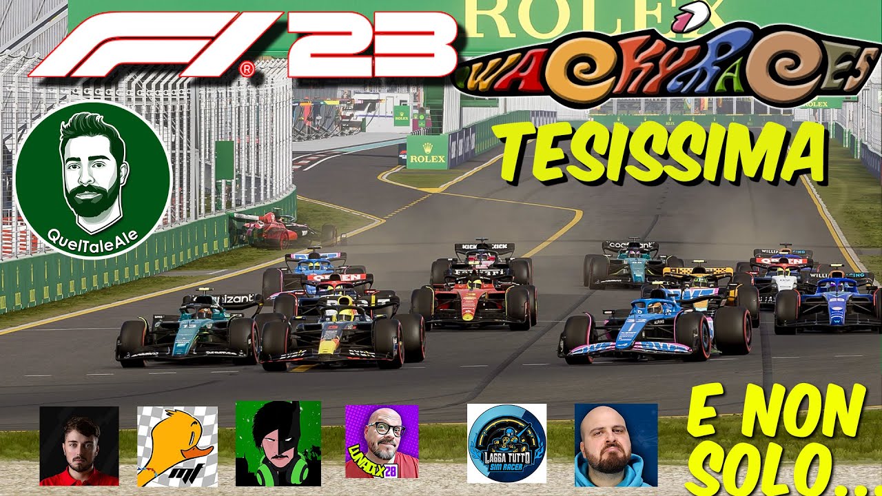 Wacky eRaces 03 - Concentrati in Australia | F1 2023 Campionato pazzo tra creator