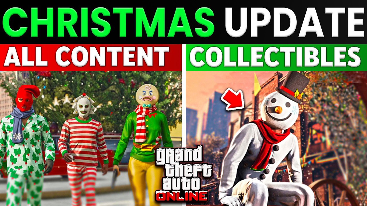 GTA Online Christmas Update 2025 &ndash; FULL Event Guide | How to Unlock ALL Christmas Rewards