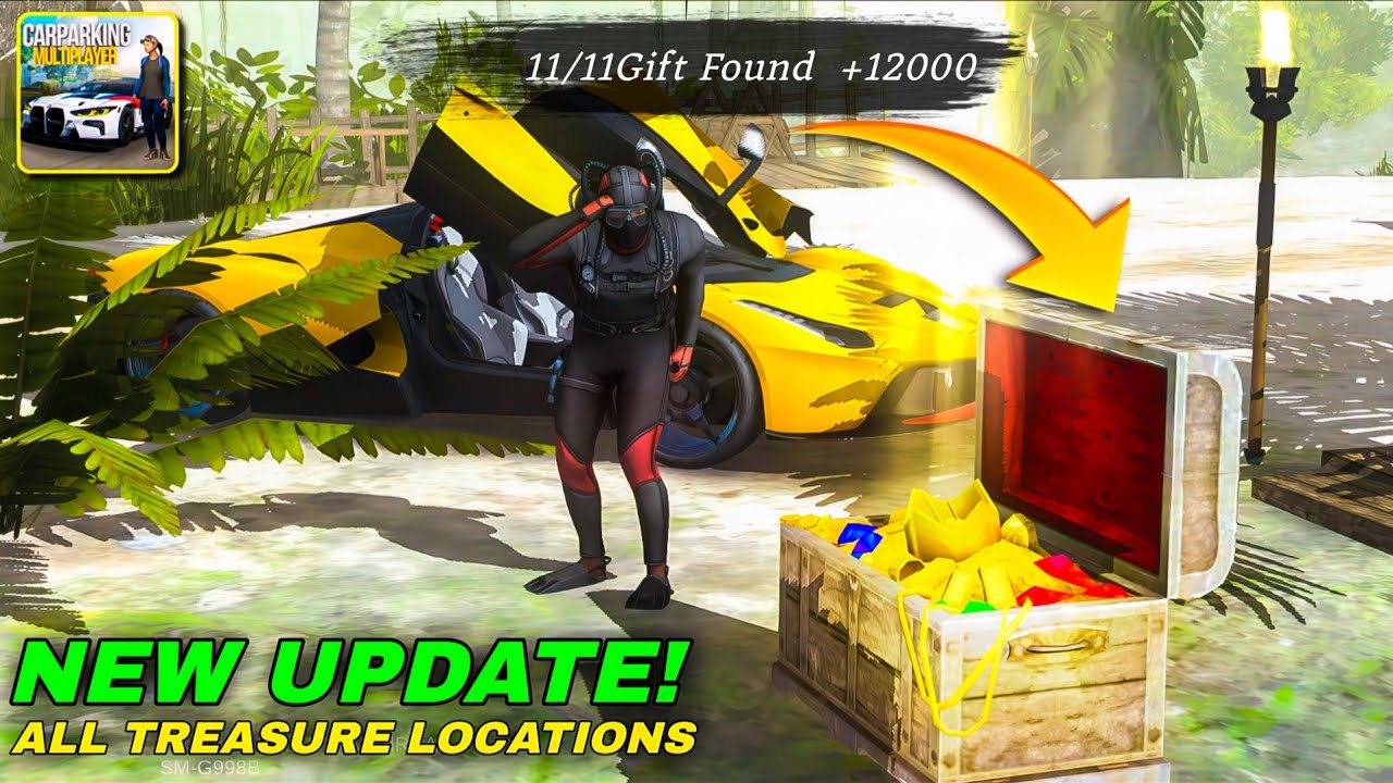 Car Parking Multiplayer NEW UPDATE! All Treasure Chest Locations and Rewards!