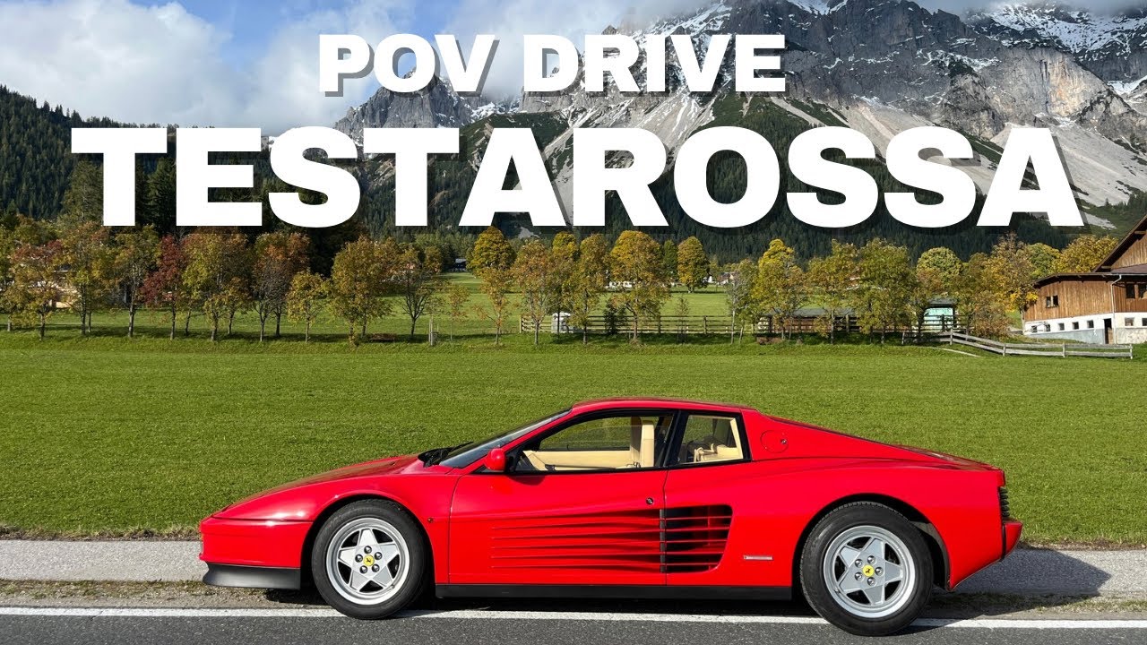 POV Drive: Ferrari Testarossa on Austria’s Perfect Mountain Road (Filzmoos → Ramsau)
