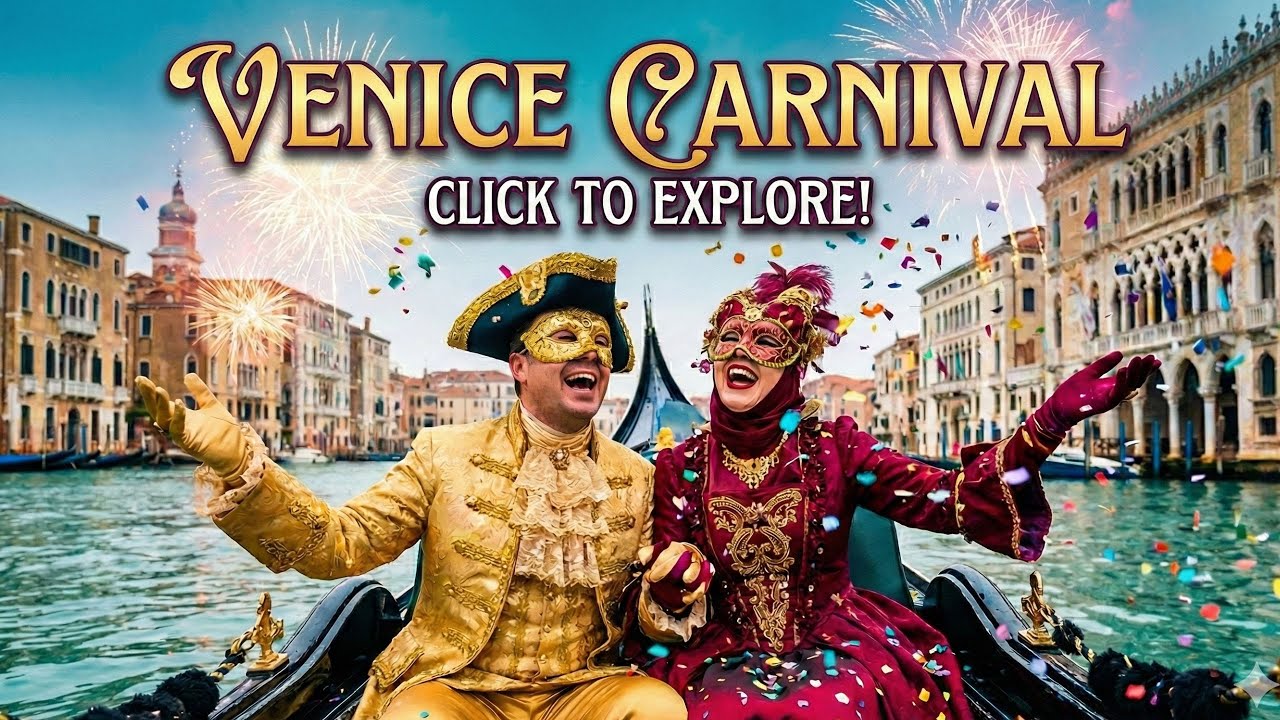 Venice Carnival 2025: Best Masks & Magical Moments (4K UHD Cinematic).