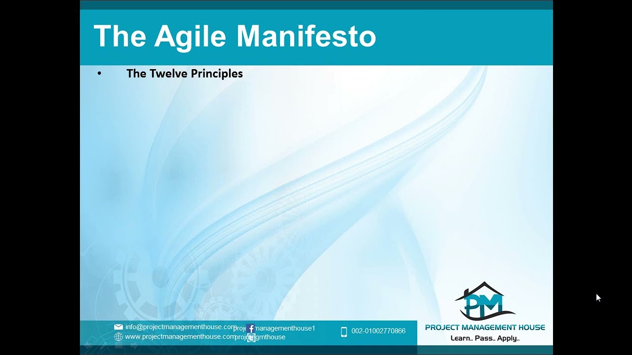 Agile Manifesto Twelve Principles in Arabic