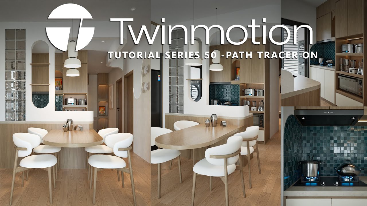 TWINMOTION 2025.2. УЧЕБНАЯ СЕРИЯ 50 - ТРАССИРОВКА ПУТИ ВКЛ. Настройки рендеринга