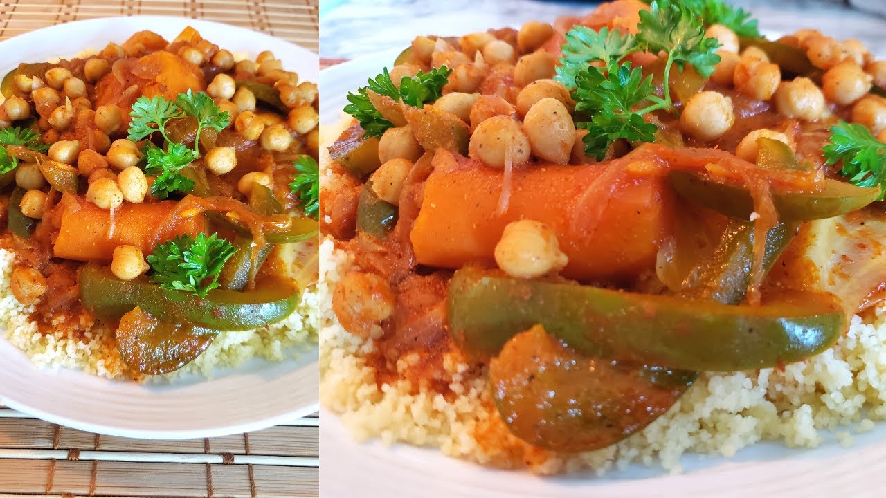 Couscous express d&eacute;licieux | Couscous aux l&eacute;gumes | Recette diner rapide | Vegatables couscous