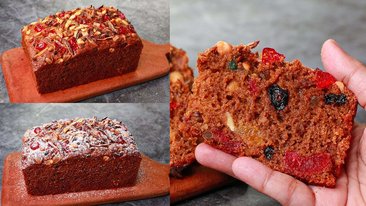 Whole Wheat Jaggery Christmas Plum Cake | Eggless & Without Oven | Yummy