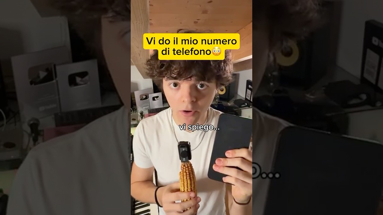 &ldquo;Vi do il mio NUMERO di telefono😳vi spiego&hellip;&rdquo; Tiktok di Lorenz Simonetti