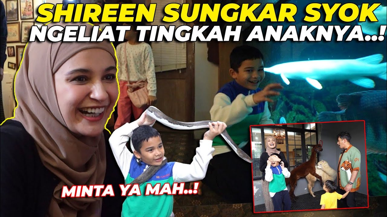 BERASA DI MINI ZOO..! SHIREEN SUNGKAR SENENG BANGET..! TAPI DI BIKIN GEMPOR SAMA ANAKNYA