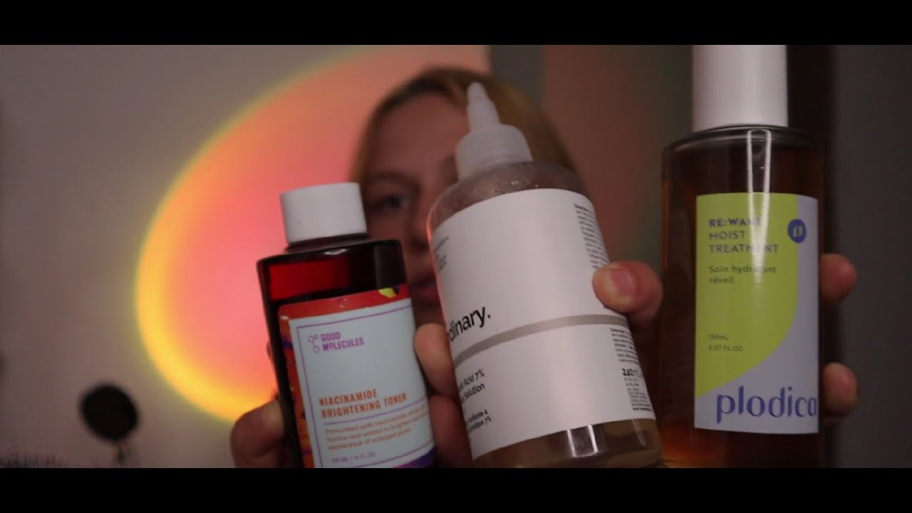 ASMR - MI RUTINA DE SKINCARE (collab con Dossier)