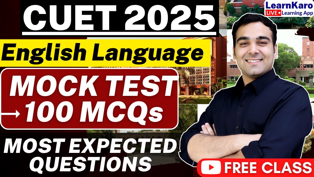 CUET 2025 English TOP 100 PYQs🤩 | बस ये करलो 200/200 पक्के 📑🔥