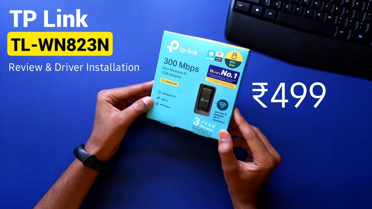 Best USB WiFi Adapter For PC | TP Link N300 Mini TL-WN823N Unboxing and Review