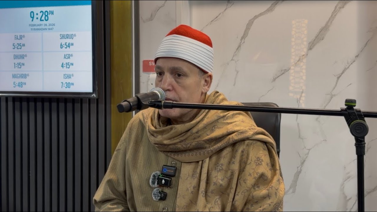 Sheikh Hajjaj Ramadan al Hindawi Qiraat Recitation Leeds Masjid Yusaf 28/02/26