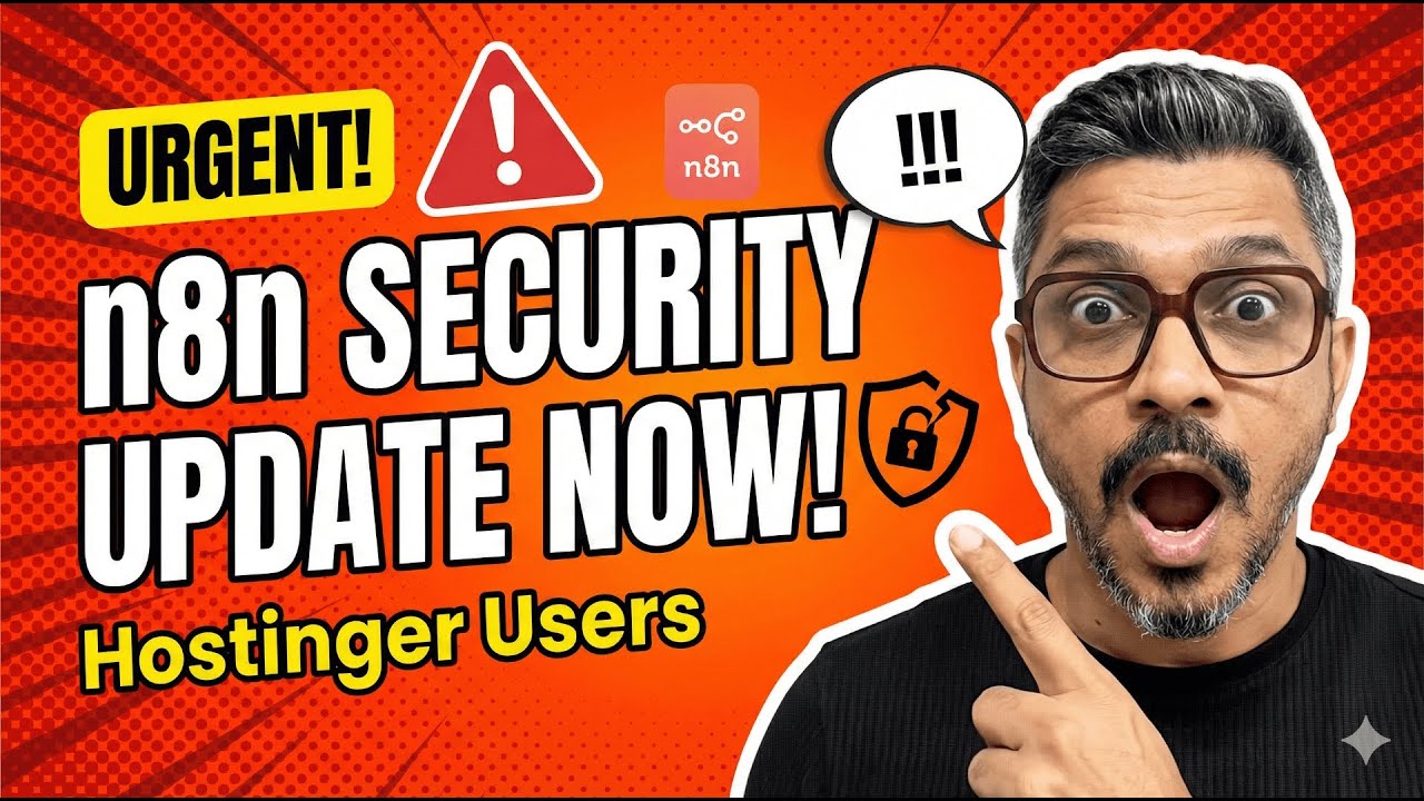 URGENT: Update Your n8n NOW (Security Vulnerability Alert) | Complete Guide 2026