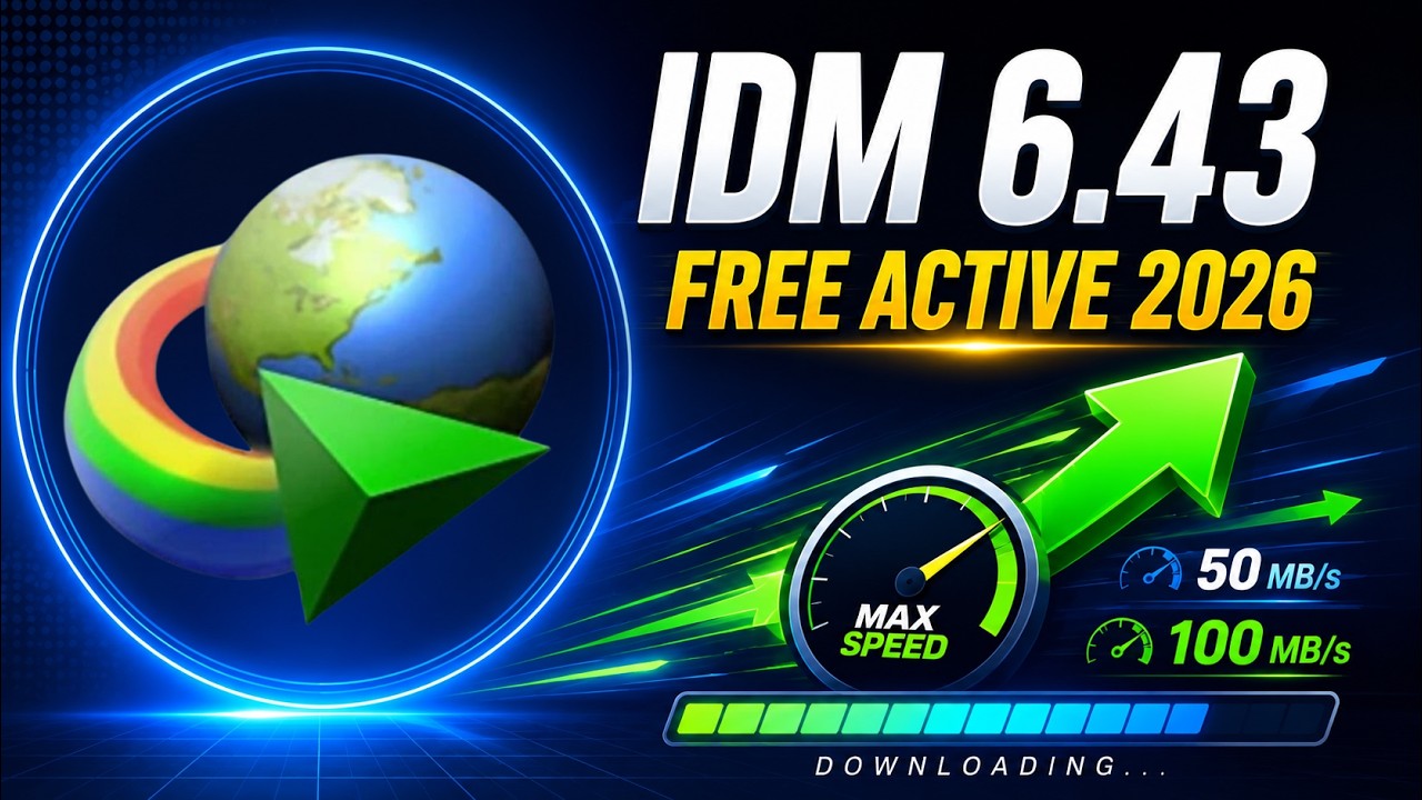 Internet Download Manager 6.43 | Full Version | IDM 2026 Setup