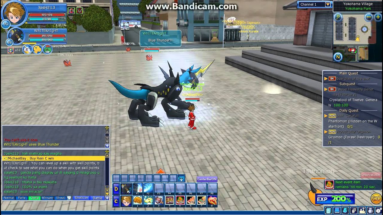 DMO LightDramon F1 and F2 Skill