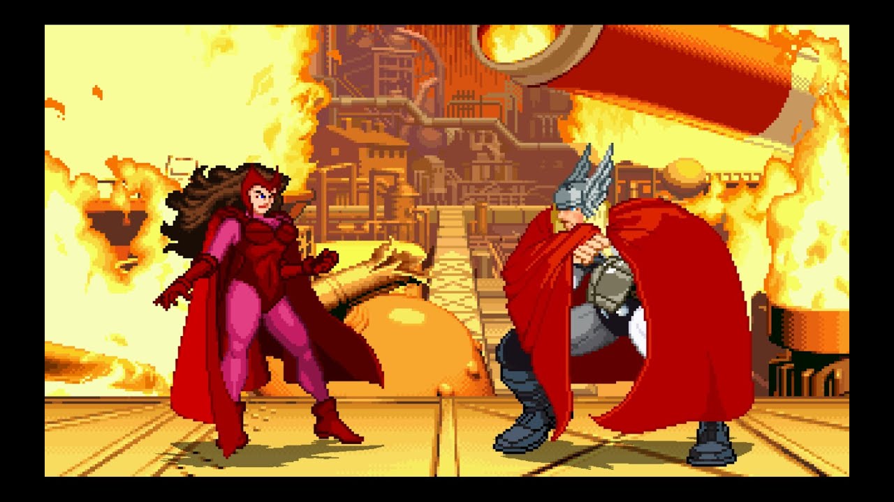 Thor vs Scarlet Witch | Marvel | Mugen