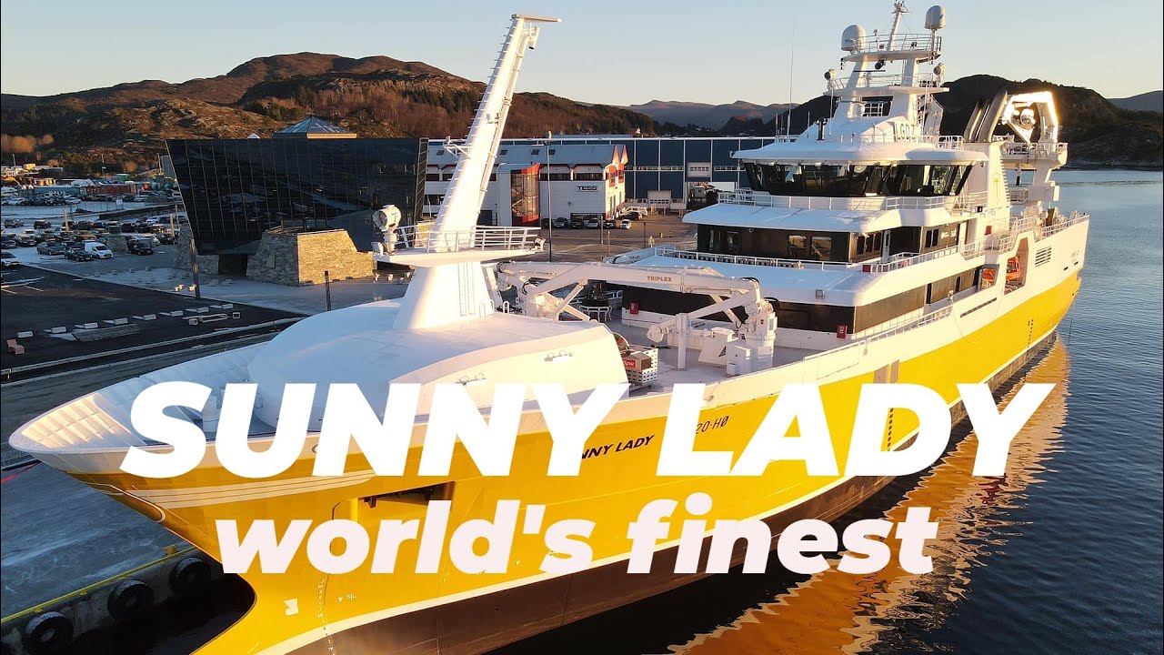 Sunny Lady - outside and inside the world's finest fishing boat 2023.!