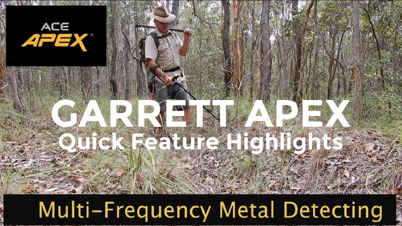Garrett ACE APEX Metal Detector - Quick Feature Highlights