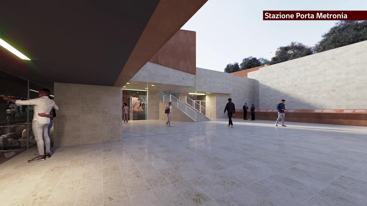 Video 3D Stazione PORTA METRONIA ITA