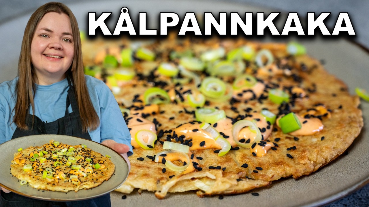 Kålpannkaka på vitkål