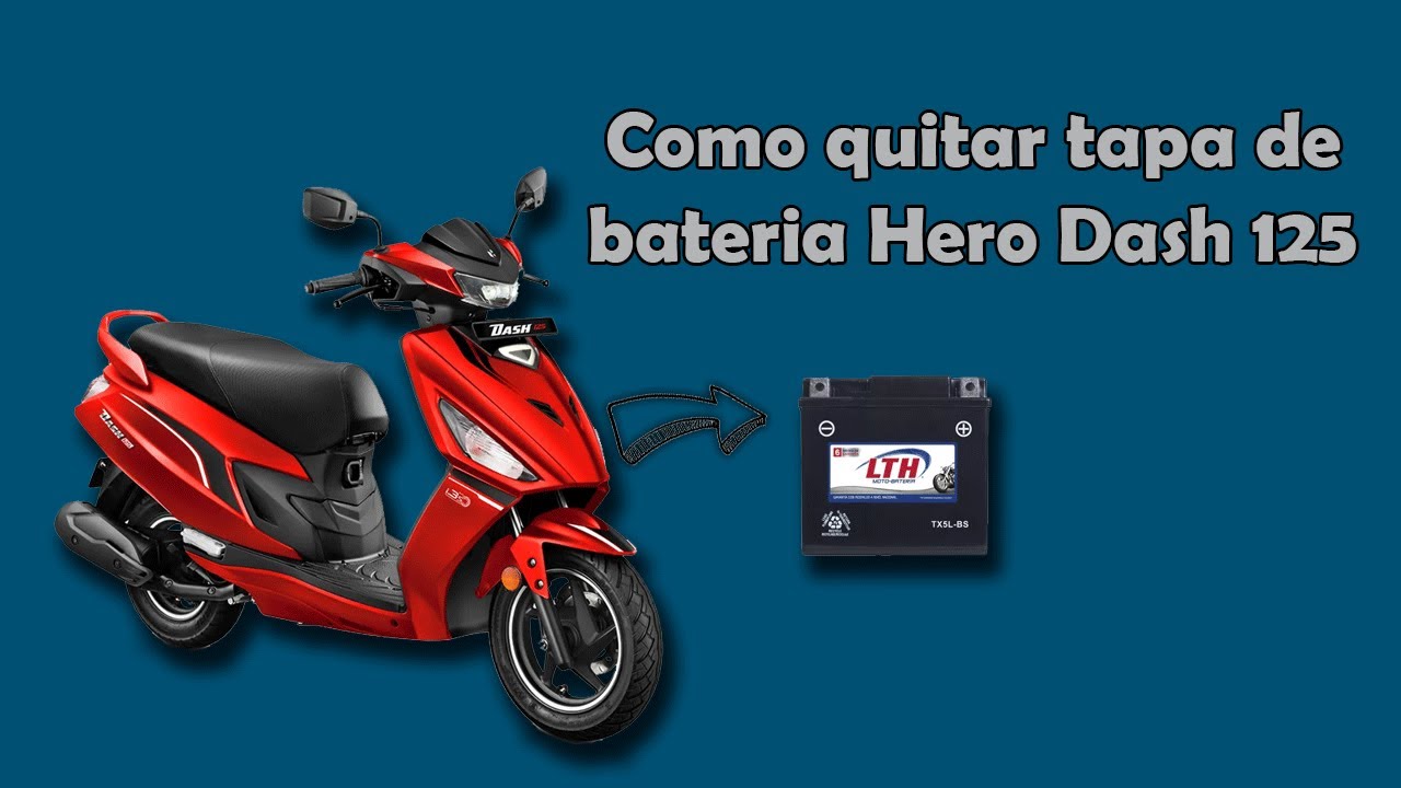 Como cambiar batería de Hero Dash 125