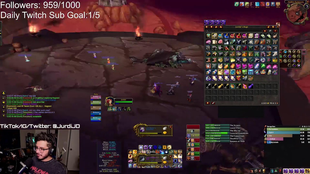 🚨TBC DAY 10 🚨REP FARMING AND HEROICS🚨BEST PROT PAL NA POV 🚨NIGHTSLAYER HORDE