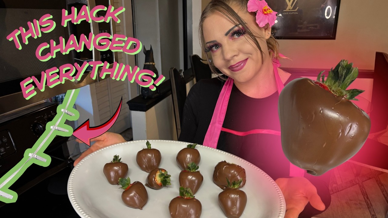 Chocolate Covered Strawberry HACK! - How To Make Them Look Perfect Every Time!