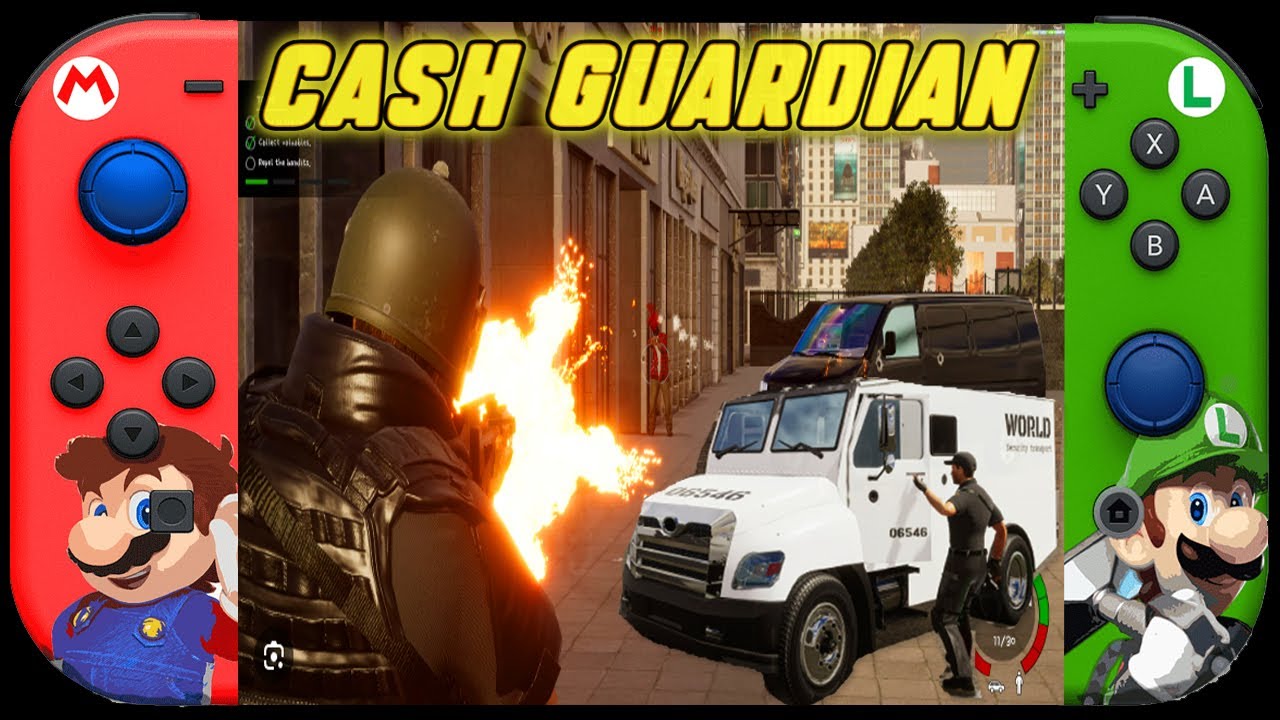 Cash Guardian: Collector Operation &ldquo;Capital Defense&rdquo; - Gameplay | Money Transporter | Switch 4K.