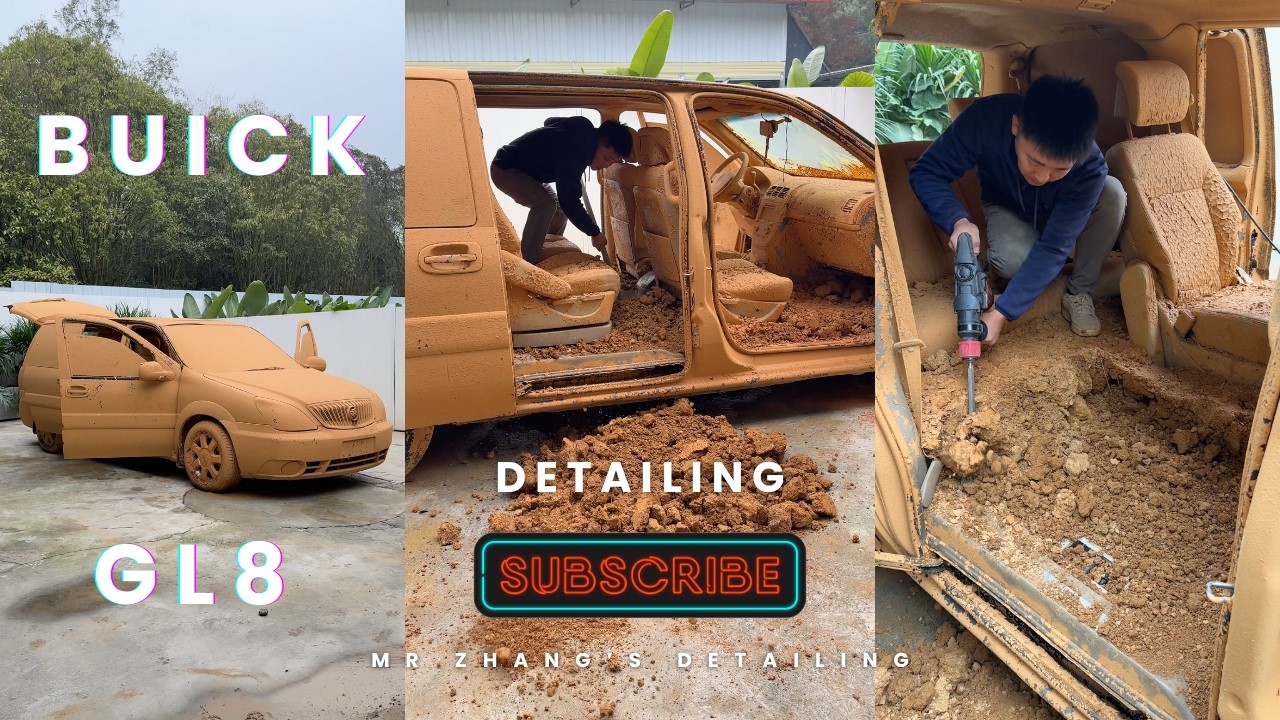 ¥4,000 Scrapped Minivan Restoration — 7 Days to Full Revival!
