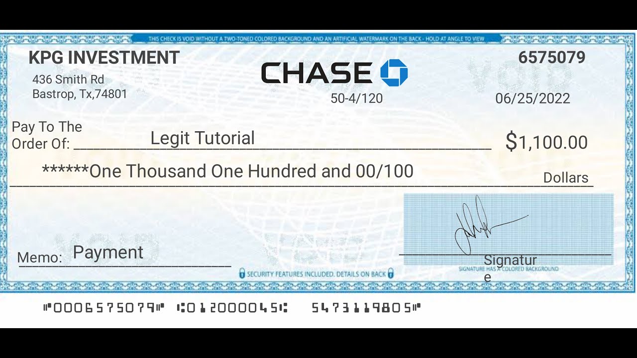 How to build check with your mobile phone