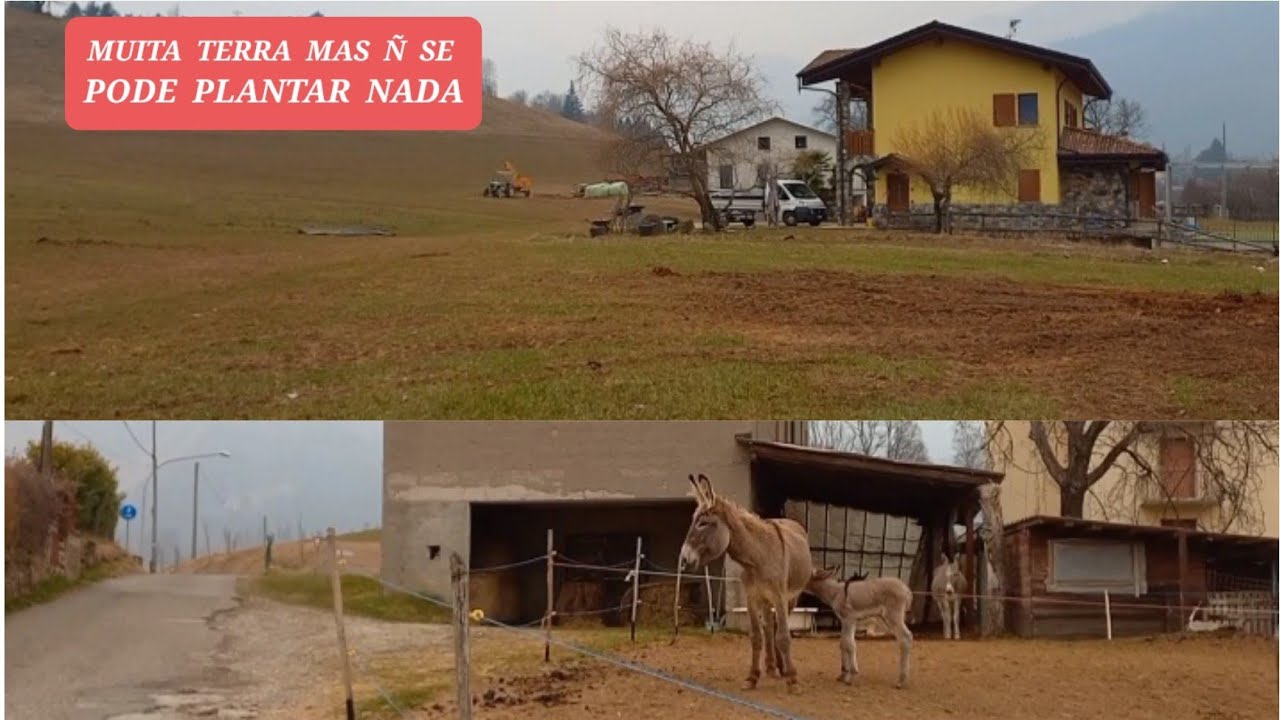 Zona rural na Italia olha essa fazenda